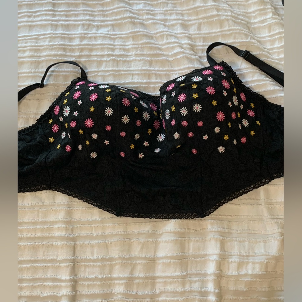 Lace Lightly Lined Corset Top